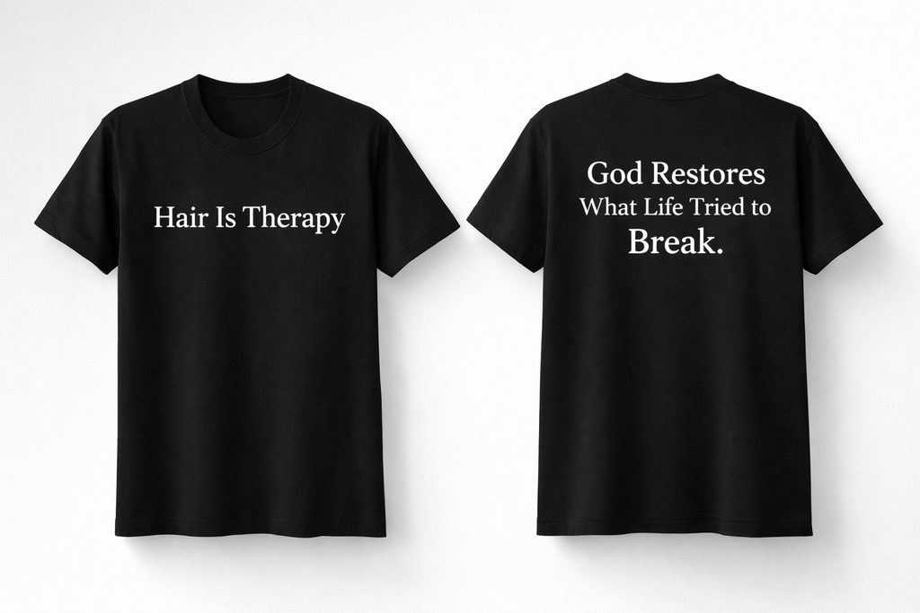 Hair Is Therapy – Signature Tee
