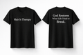 Hair Is Therapy – Signature Tee
