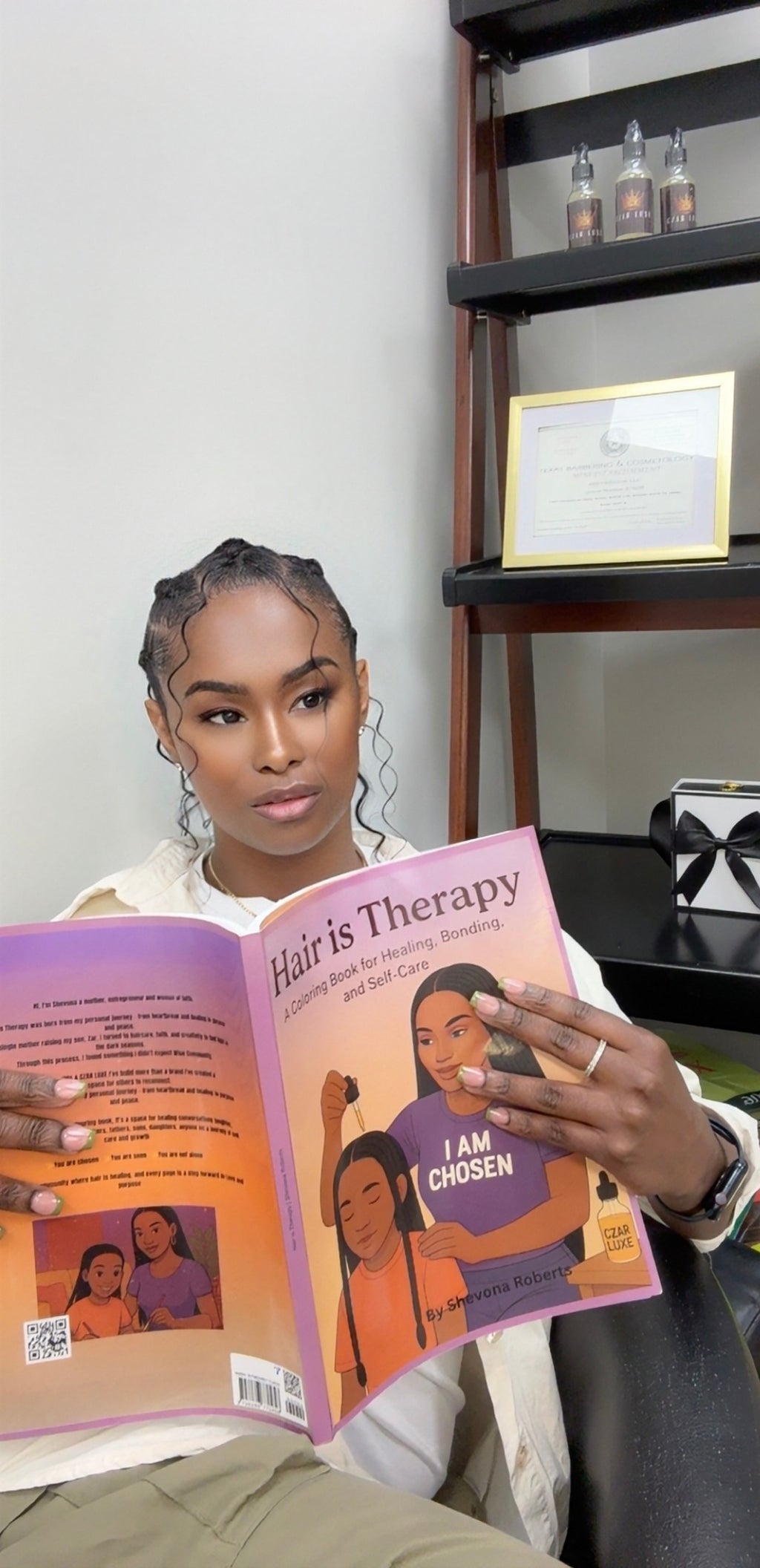 Hair Is Therapy Book - Signed Copy